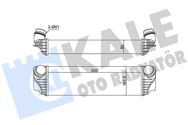KALE 359110 Turbo Radyatörü resmi