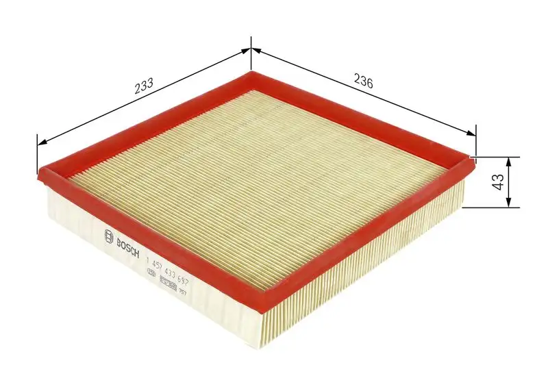 BOSCH 1457433697 Hava Filtresi resmi
