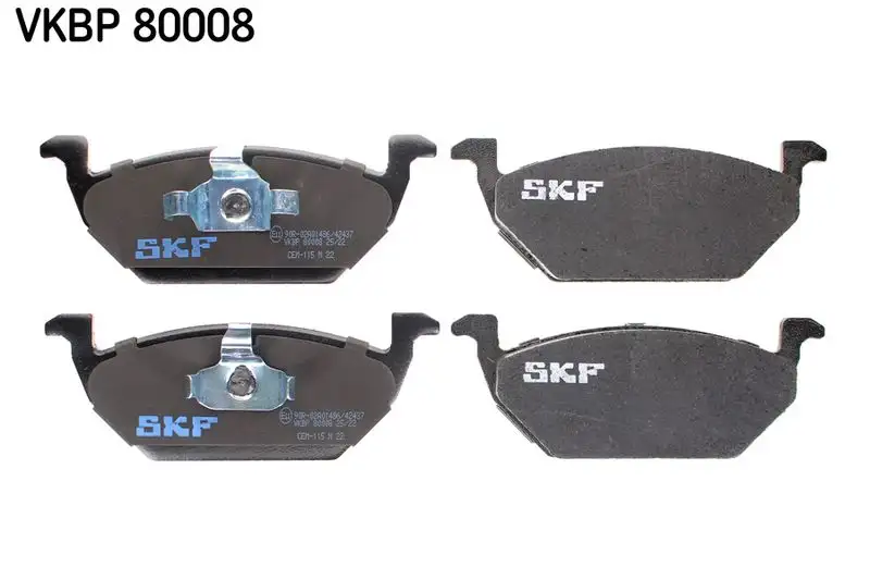 SKF VKBP80008 Ön Fren Balatası resmi