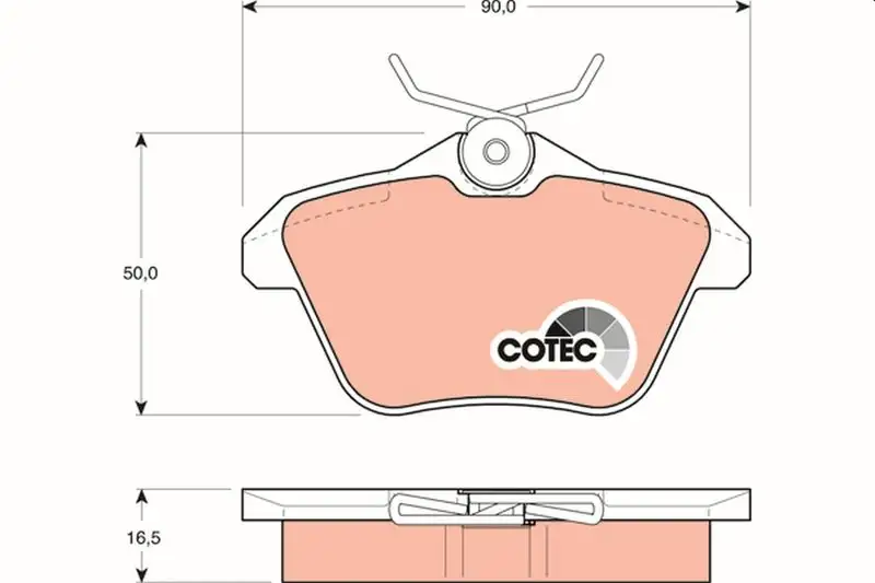 TRW GDB1147 Arka Fren Balatası resmi