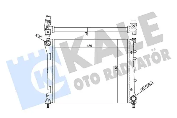 KALE 357060 Radyatör resmi