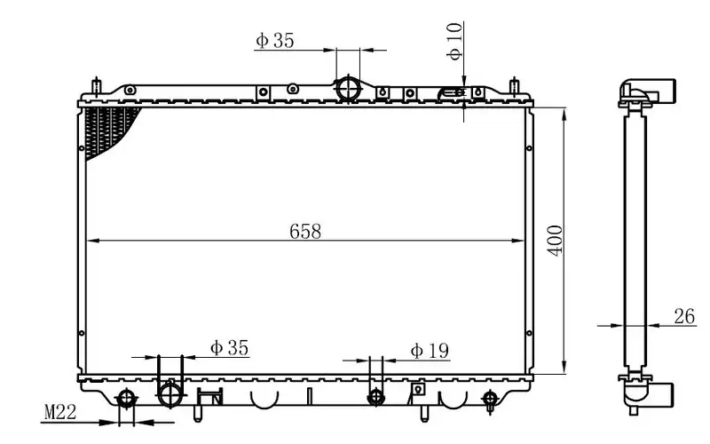 ORIS BMI068016 Radyatör resmi