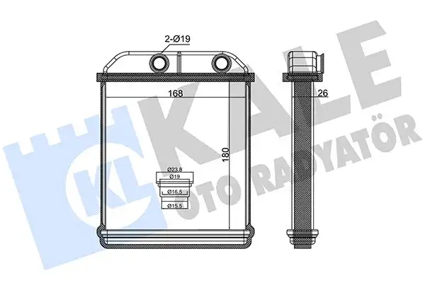 KALE 370615 Kalorifer Radyatörü MR315932 resmi