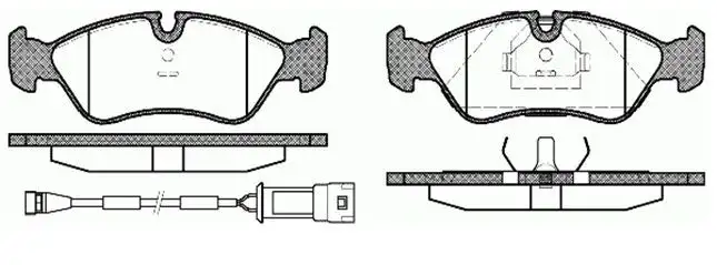 MGA 55189 Ön Fren Balatası 1605808 resmi
