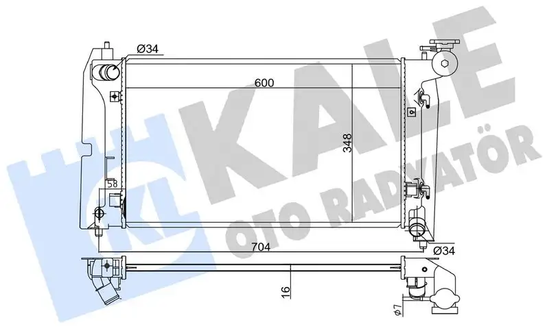 KALE 352700 Radyatör resmi