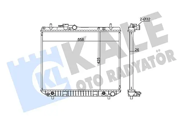 KALE 355600 Radyatör 1640087418 resmi