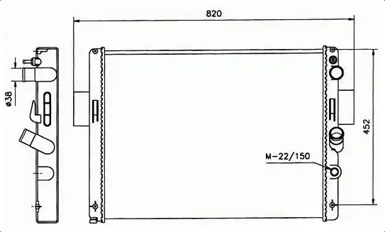 ORIS MIV048034 Radyatör 93824070 resmi
