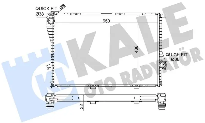 KALE 348600 Radyatör resmi
