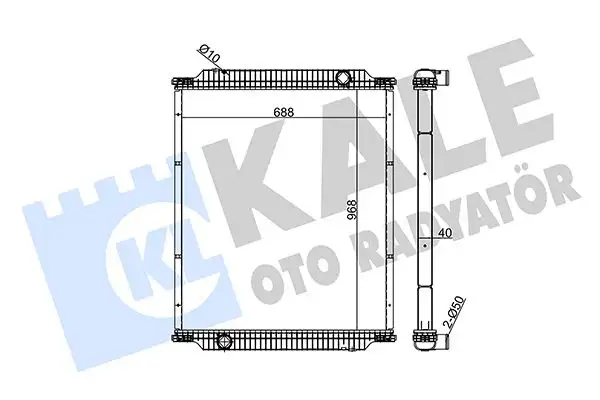 KALE 349550 Radyatör resmi