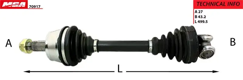 MGA 70917 Ön Aks 51822813 resmi