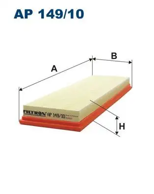 FILTRON AP149/10 Hava Filtresi 07K129620 resmi