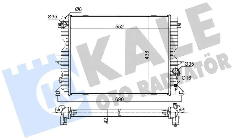 KALE 350600 Radyatör resmi