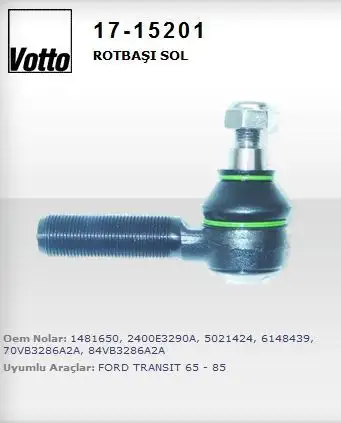 VOTTO 17-15201 Rot Başı (Sol) 84VB3286A2A resmi