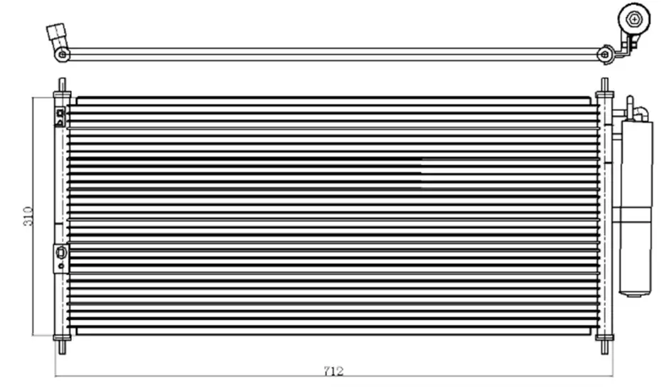 ORIS CNI400016 Klima Radyatörü 92110BM400 resmi