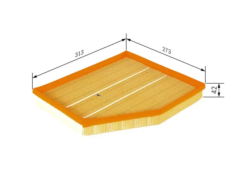 BOSCH 1457433101 Hava Filtresi 13717521037 resmi