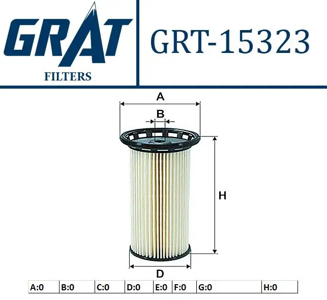 GRAT 15323 Yakıt Filtresi 5Q0127177 resmi