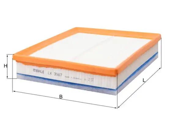 MAHLE LX3987 Hava Filtresi resmi