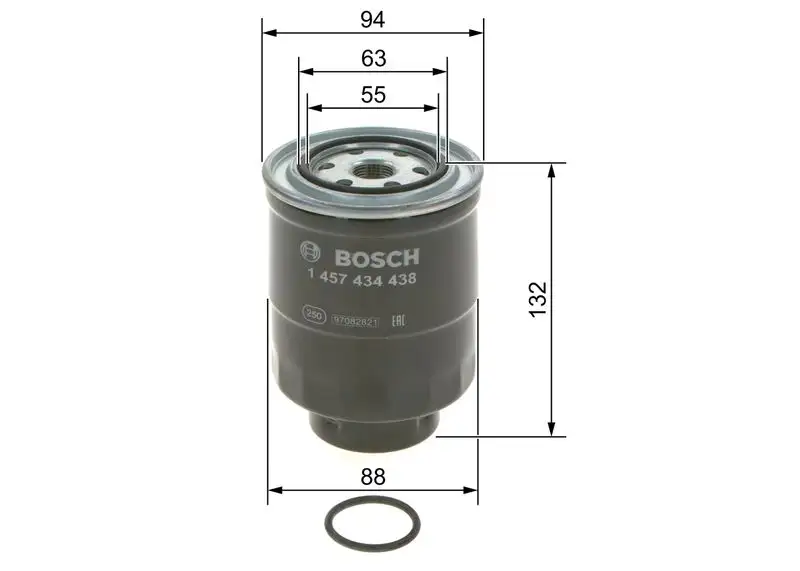 BOSCH 1457434438 Yakıt Filtresi resmi
