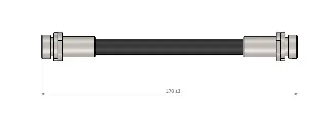 CAVO C800544A Arka Fren Hortumu 6X0611775 resmi