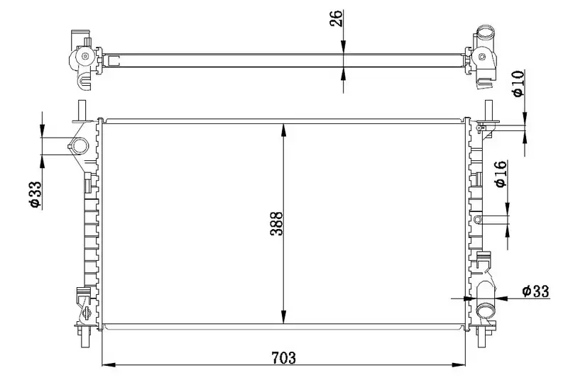 ORIS BFR115022 Radyatör 4523720 resmi