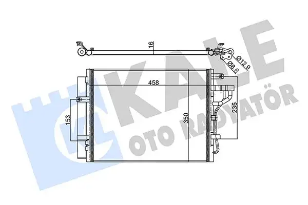 KALE 343120 Klima Radyatörü 976061Y001 resmi