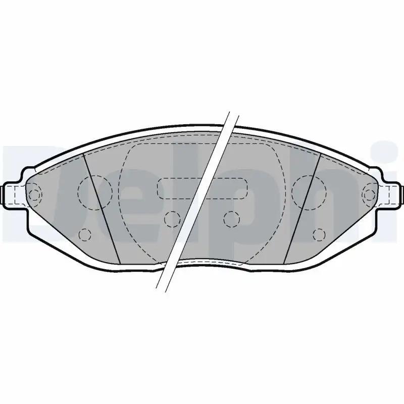 DELPHI LP2218 Ön Fren Balatası 96682858 resmi