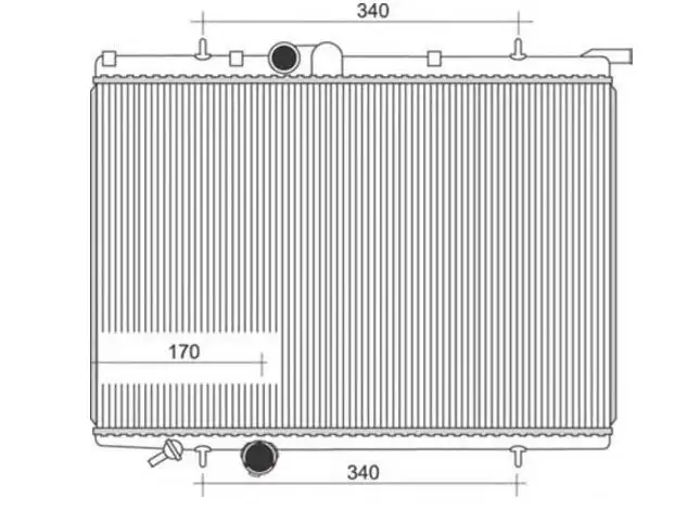 KALE 2034011AB Radyatör resmi