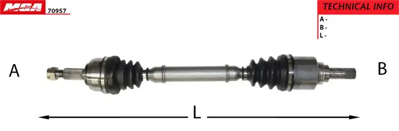 MGA 70957 Ön Aks (Sol) resmi