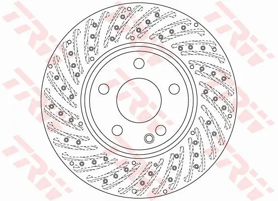 TRW DF6262S Ön Fren Diski A2464212512 resmi