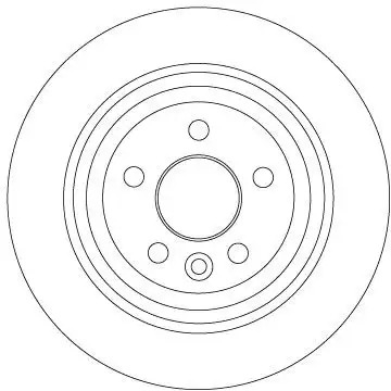 TRW DF6913 Arka Fren Diski LR039935 resmi