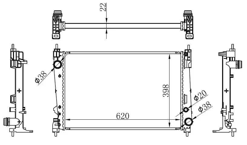 ORIS BOP181022 Radyatör resmi