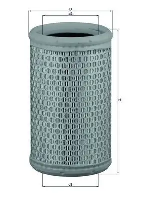 MAHLE LX646/1 Hava Filtresi resmi