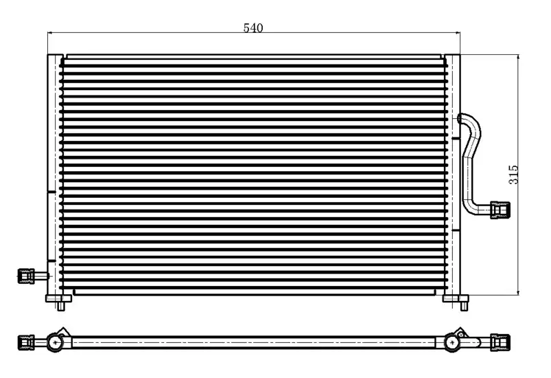 ORIS CCH331016 Klima Radyatörü 96566331 resmi