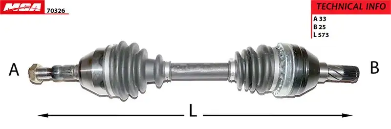 MGA 70326 Ön Aks (Sol) 374549 resmi