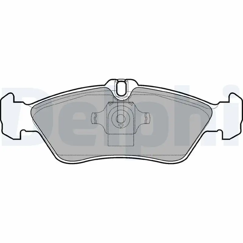 DELPHI LP1596 Arka Fren Balatası resmi