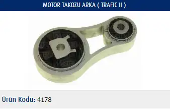 MASTER M4178 Motor Takozu (Arka) 8200259836 resmi