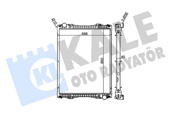 KALE 349330 Radyatör resmi