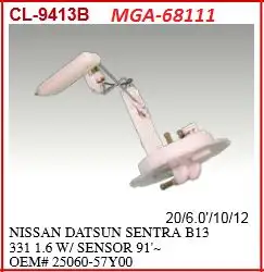 MGA 68111 Yakıt Depo Şamandırası 2506057Y00 resmi