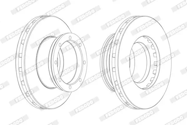 FERODO FCR190A Arka Fren Diski resmi