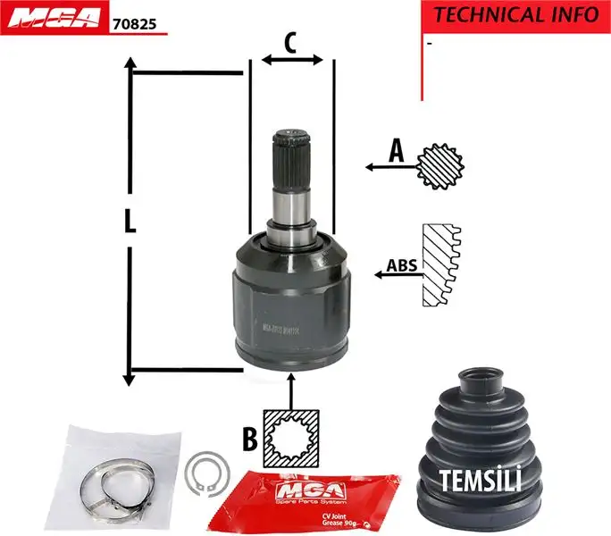 MGA 70825 Aks Kafası (İç) resmi