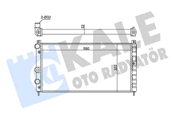KALE 348265 Radyatör resmi