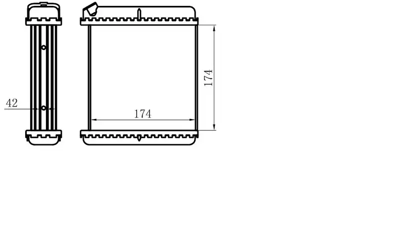 ORIS KOP003042 Kalorifer Radyatörü 90399229 resmi