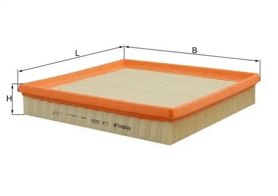 MAHLE LX500 Hava Filtresi 13721247404 resmi