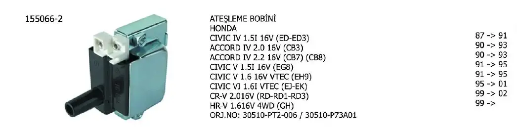 ÜNÜVAR 155066-2 Bobin resmi