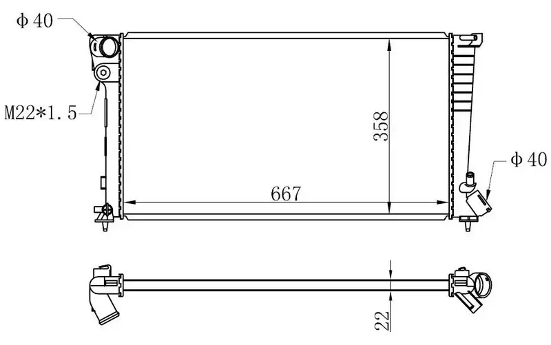 ORIS BPE017022 Radyatör resmi