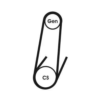 CONTITECH 4PK611ELAST (4PK611) Kayış resmi