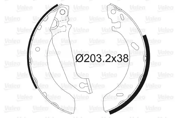 VALEO 562086 Arka Fren Balatası 6500944 resmi