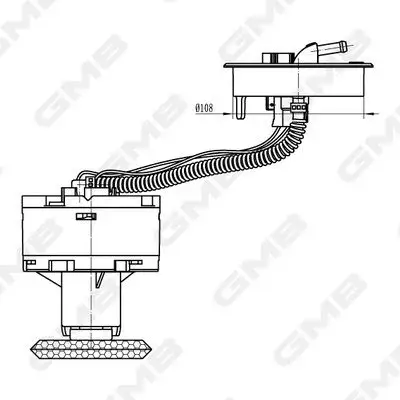 GMB GFPS-027A Yakıt Depo Şamandırası 8E0906087D resmi