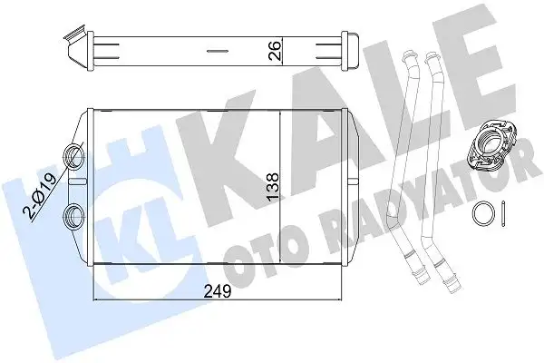 KALE 370715 Kalorifer Radyatörü 1609171580 resmi