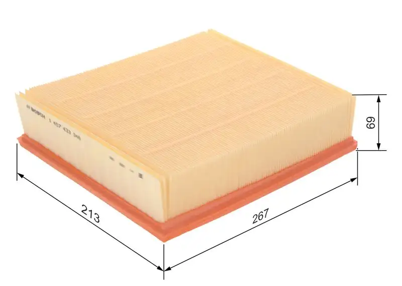 BOSCH 1457433046 Hava Filtresi 06C133843 resmi